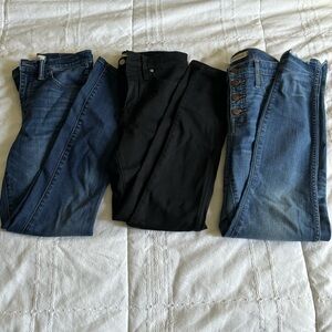 Madewell Jeans Bundle 10” High Rise Skinny Size 26